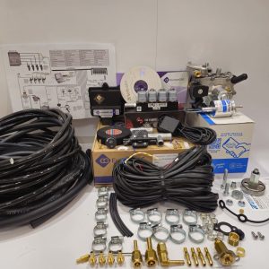 ГАЗОВ ИНЖЕКЦИОН 4Ц. OBD ПРЕДЕН КИТ С ТРЪБИ + КАБЕЛ